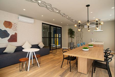 Studio para alugar com 27m², 1 quarto e sem vagaÁrea comum - Salão de festas