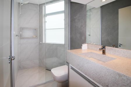 Apartamento para alugar com 130m², 2 quartos e 1 vagaBanheiro da Suíte 1