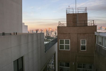 Vista da Sacada de kitnet/studio à venda com 1 quarto, 42m² em Perdizes, São Paulo