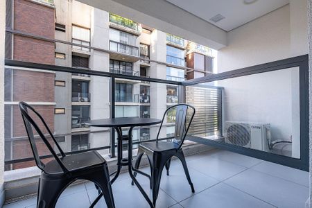 Studio para alugar com 26m², 1 quarto e sem vagaStudio - Varanda