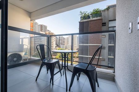 Studio para alugar com 26m², 1 quarto e sem vagaStudio - Varanda