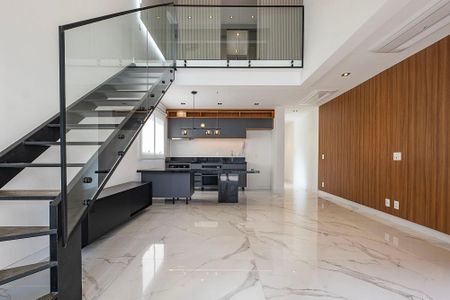 Sala/Cozinha de apartamento para alugar com 1 quarto, 82m² em Jardim Paulista, São Paulo