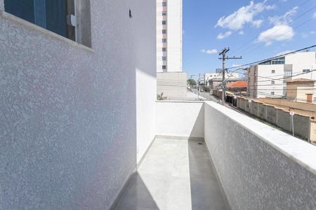 Varanda da sala de apartamento à venda com 3 quartos, 74m² em Heliópolis, Belo Horizonte
