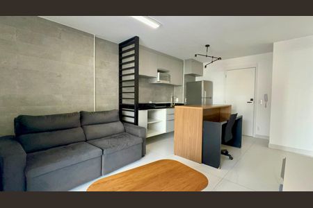 Sala de apartamento para alugar com 1 quarto, 50m² em Pinheiros, São Paulo