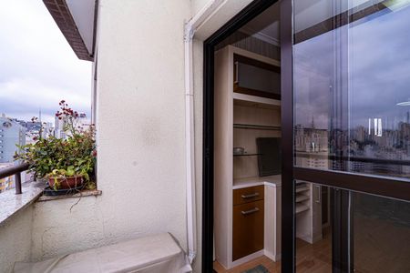 Sacada da Sala de apartamento à venda com 2 quartos, 51m² em Consolação, São Paulo
