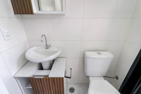 Apartamento à venda com 25m², 1 quarto e sem vaga Apartamento à venda com 25m², 1 quarto e sem vagaBanheiro da Suíte