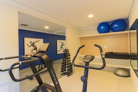 Apartamento à venda com 25m², 1 quarto e sem vaga Apartamento à venda com 25m², 1 quarto e sem vagaÁrea comum - Academia