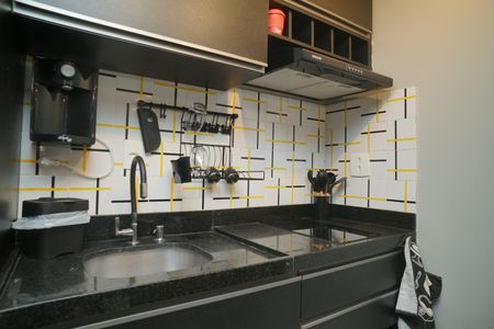 Studio à venda com 38m², 1 quarto e 1 vaga Studio à venda com 38m², 1 quarto e 1 vagaDetalhe da cozinha
