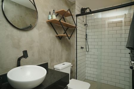 Studio à venda com 38m², 1 quarto e 1 vaga Studio à venda com 38m², 1 quarto e 1 vagaBanheiro