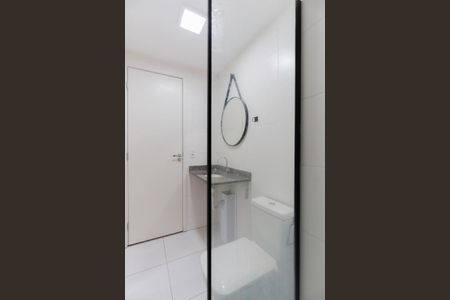 Apartamento para alugar com 34m², 1 quarto e sem vaga Apartamento para alugar com 34m², 1 quarto e sem vagaBanheiro da suíte