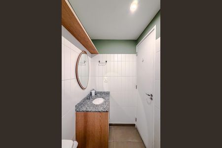 Studio para alugar com 28m², 1 quarto e sem vaga Studio para alugar com 28m², 1 quarto e sem vagaBanheiro