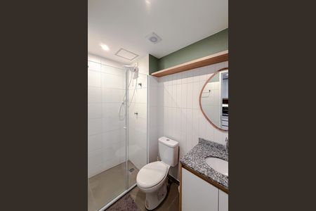 Studio para alugar com 28m², 1 quarto e sem vaga Studio para alugar com 28m², 1 quarto e sem vagaBanheiro