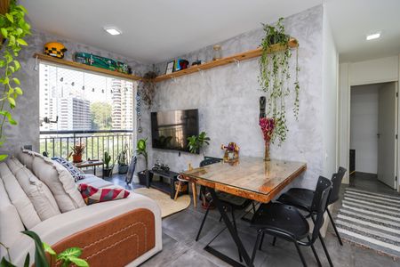 Sala de apartamento à venda com 2 quartos, 55m² em Jardim Caboré, São Paulo