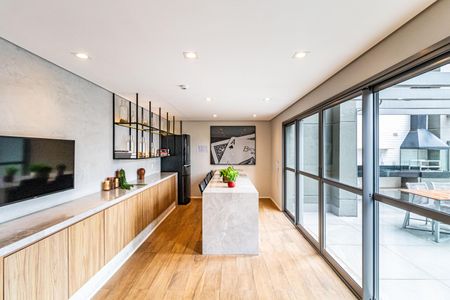 Studio à venda com 29m², 1 quarto e sem vagaÁrea comum - Espaço gourmet