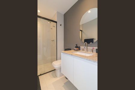 Studio para alugar com 35m², 1 quarto e sem vaga Studio para alugar com 35m², 1 quarto e sem vagaBanheiro