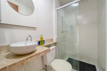 Banheiro de apartamento para alugar com 1 quarto, 28m² em Conceição, Osasco