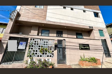 Apartamento para alugar com 45m², 1 quarto e sem vagaPlaca instalada na fachada do imóvel 