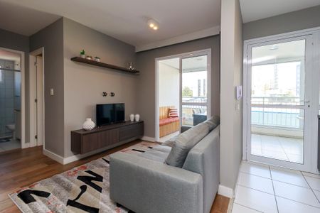 Sala de apartamento à venda com 2 quartos, 58m² em Chácara Santo Antônio (zona Sul), São Paulo