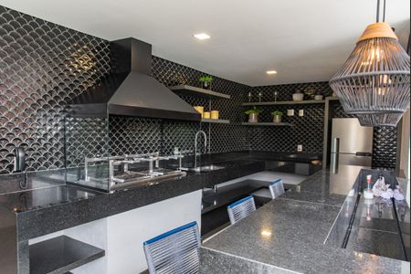 Apartamento para alugar com 25m², 1 quarto e sem vaga Apartamento para alugar com 25m², 1 quarto e sem vagaÁrea comum - Churrasqueira