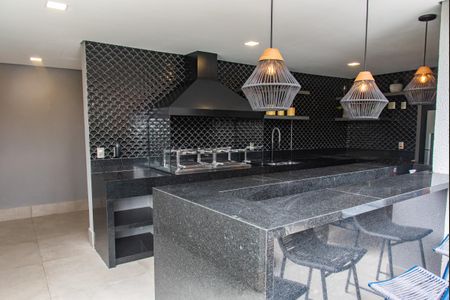 Apartamento para alugar com 25m², 1 quarto e sem vaga Apartamento para alugar com 25m², 1 quarto e sem vagaÁrea comum - Churrasqueira