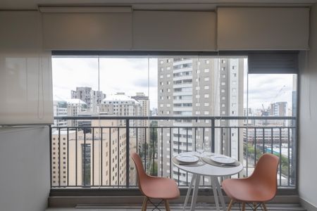 Studio à venda com 25m², 1 quarto e sem vagaVaranda