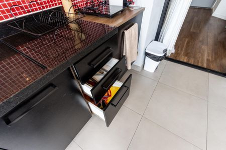 Studio à venda com 32m², 1 quarto e 1 vagaCozinha