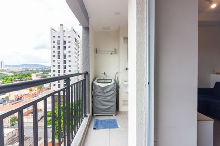 Sacada da Sala de kitnet/studio para alugar com 1 quarto, 37m² em Presidente Altino, Osasco