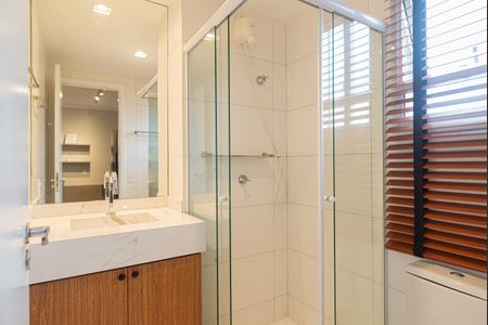 Apartamento para alugar com 30m², 1 quarto e sem vaga Apartamento para alugar com 30m², 1 quarto e sem vagaBanheiro