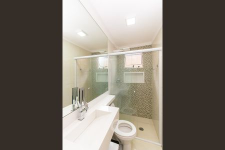 Banheiro da Suíte de casa para alugar com 1 quarto, 45m² em Jardim Marília, São Paulo