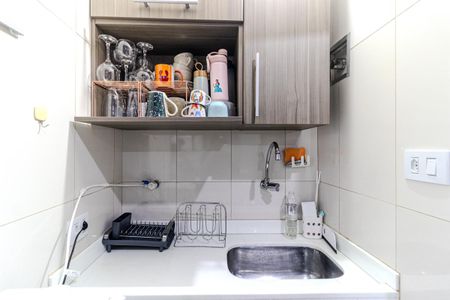 Cozinha de kitnet/studio à venda com 1 quarto, 31m² em Sé, São Paulo
