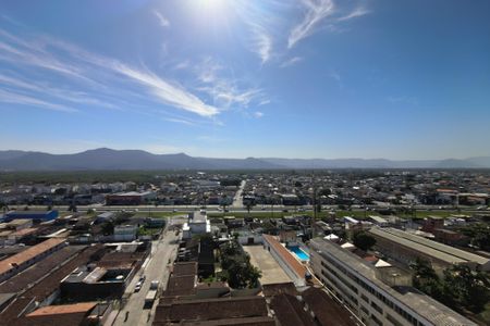 Vista da Sala de apartamento para alugar com 1 quarto, 45m² em Vila Tupi, Praia Grande