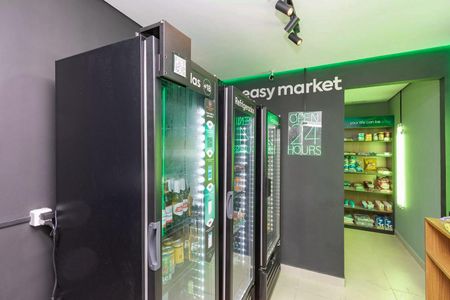 Apartamento para alugar com 27m², 1 quarto e sem vaga Apartamento para alugar com 27m², 1 quarto e sem vagaÁrea comum - Mini Mercado