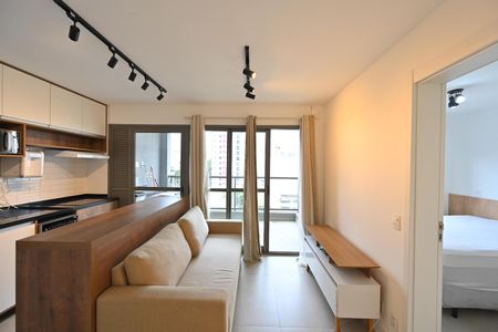 Sala de apartamento à venda com 1 quarto, 43m² em Vila Clementino, São Paulo