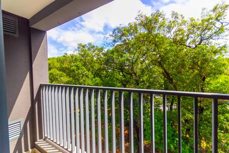 Varanda de kitnet/studio para alugar com 1 quarto, 30m² em Brooklin Paulista, São Paulo