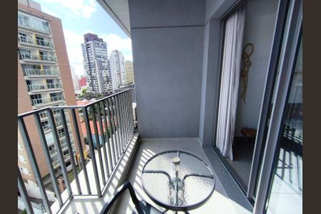 Studio à venda com 25m², 1 quarto e sem vagaVaranda
