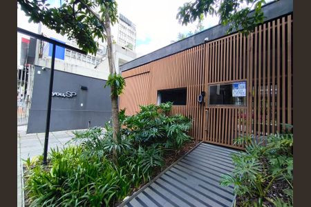 Studio à venda com 25m², 1 quarto e sem vagaFachada + Plaquinha