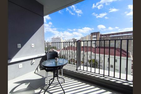 Studio à venda com 25m², 1 quarto e sem vagaVaranda