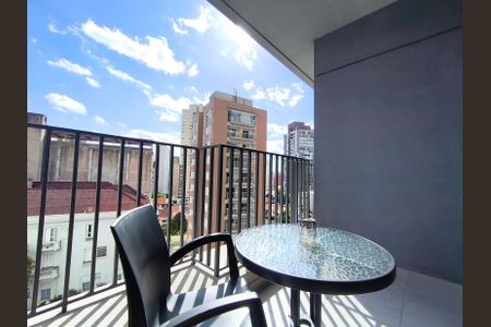 Studio à venda com 25m², 1 quarto e sem vagaVaranda