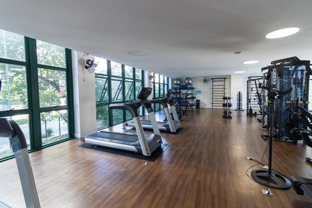 Área comum - Academia de apartamento para alugar com 1 quarto, 45m² em Vila Romana, São Paulo