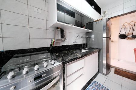 Cozinha e Área de Serviço de apartamento à venda com 2 quartos, 48m² em Vila Rui Barbosa, São Paulo