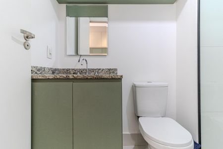 Studio para alugar com 21m², 1 quarto e sem vaga Studio para alugar com 21m², 1 quarto e sem vagaBanheiro