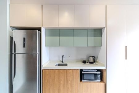 Studio para alugar com 21m², 1 quarto e sem vaga Studio para alugar com 21m², 1 quarto e sem vagaCozinha