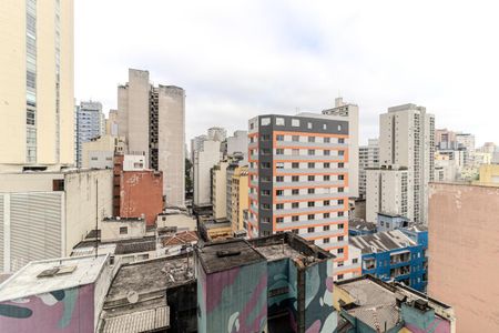 Vista de kitnet/studio para alugar com 1 quarto, 21m² em República, São Paulo