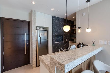 Sala/Cozinha de kitnet/studio para alugar com 1 quarto, 43m² em Cristal, Porto Alegre