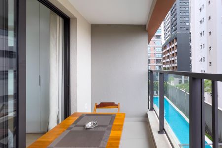 Varanda Studio de kitnet/studio para alugar com 1 quarto, 27m² em Vila Mariana, São Paulo