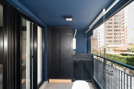 Studio para alugar com 50m², 1 quarto e 1 vagaVaranda