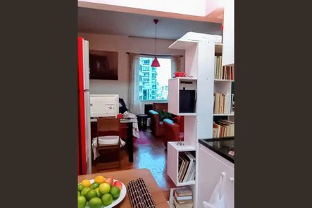 Cozinha de kitnet/studio para alugar com 1 quarto, 40m² em Centro, São Paulo