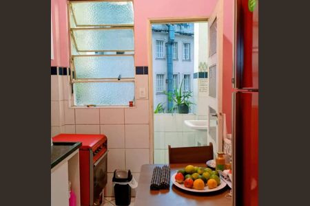 Cozinha de kitnet/studio para alugar com 1 quarto, 40m² em Centro, São Paulo