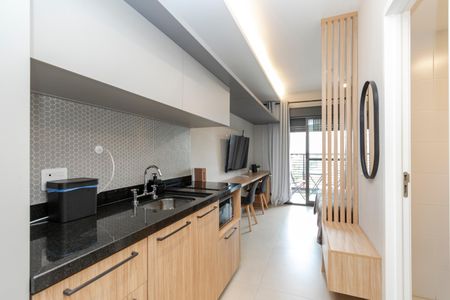 Studio de kitnet/studio para alugar com 1 quarto, 26m² em Jardim das Acácias, São Paulo