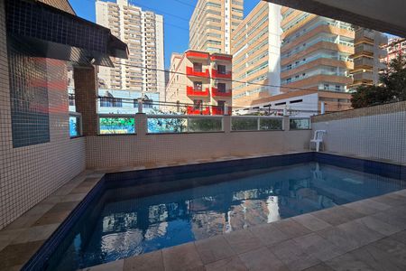 Área comum - Piscina de apartamento para alugar com 3 quartos, 127m² em Boqueirão, Praia Grande